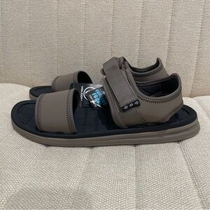NEW Volcom Men Size 11 V.Co Draft Sport Sandals - Khaki Comfort Foam‎